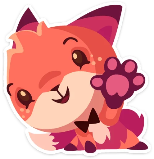 😀 Стикер «Фокси • Foxy» для Telegram