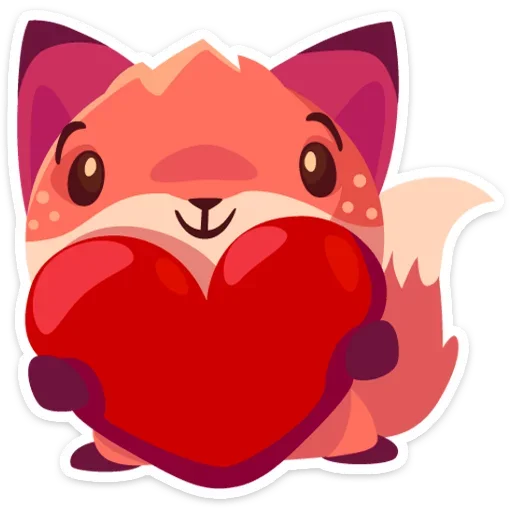 ❤ Стикер «Фокси • Foxy» для Telegram