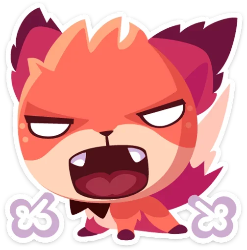 😤 Стикер «Фокси • Foxy» для Telegram