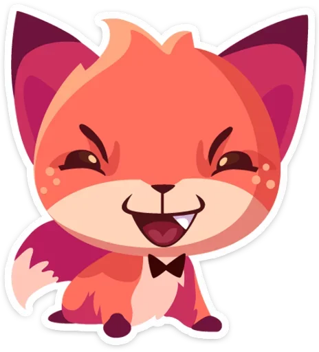 😈 Стикер «Фокси • Foxy» для Telegram