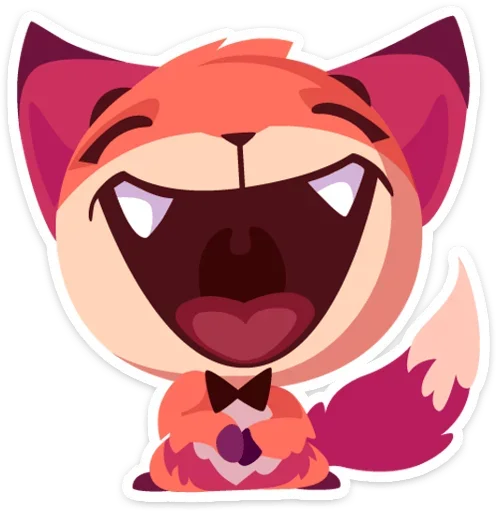 😆 Стикер «Фокси • Foxy» для Telegram