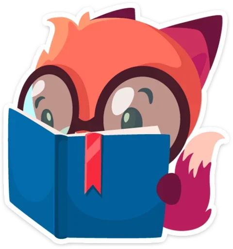 📖 Стикер «Фокси • Foxy» для Telegram