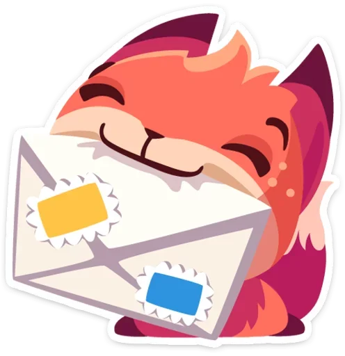 ✉ Стикер «Фокси • Foxy» для Telegram
