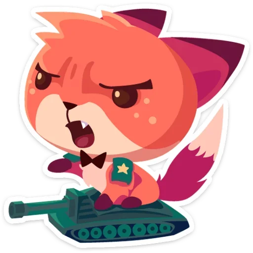 👈 Стикер «Фокси • Foxy» для Telegram