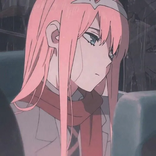 😞 Стикер «Darling in the Franxx» для Telegram