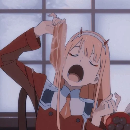🥩 Стикер «Darling in the Franxx» для Telegram