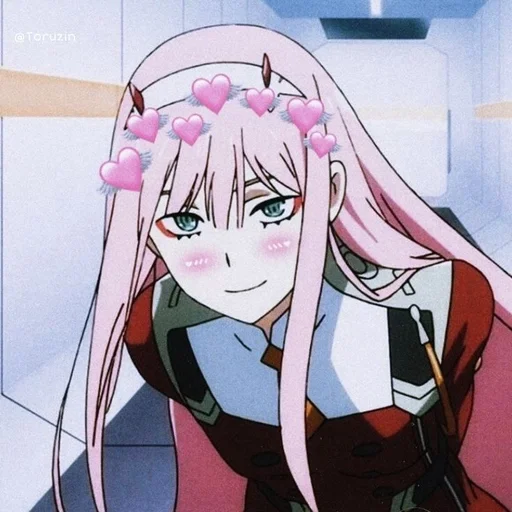 💗 Стикер «Darling in the Franxx» для Telegram