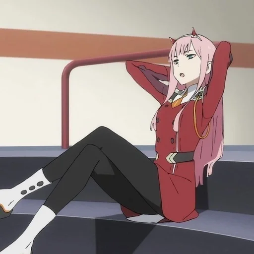😒 Стикер «Darling in the Franxx» для Telegram