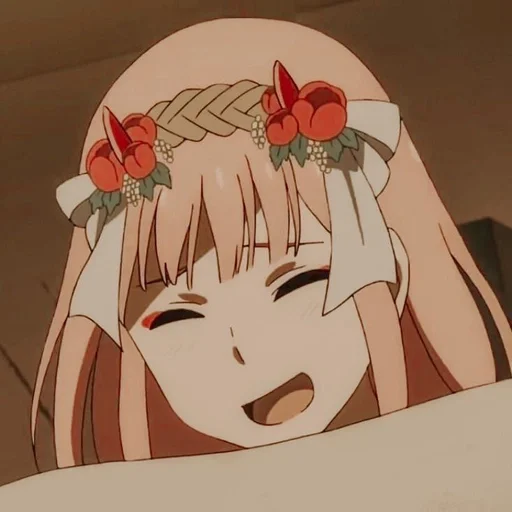 😂 Стикер «Darling in the Franxx» для Telegram