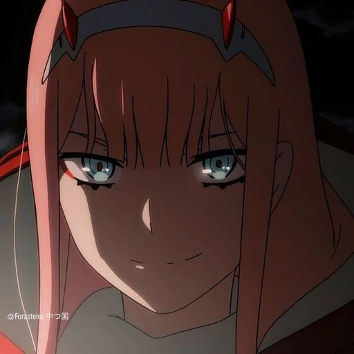 😏 Стикер «Darling in the Franxx» для Telegram