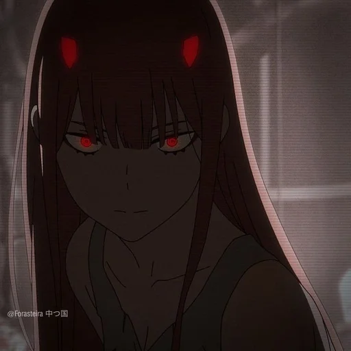 😡 Стикер «Darling in the Franxx» для Telegram