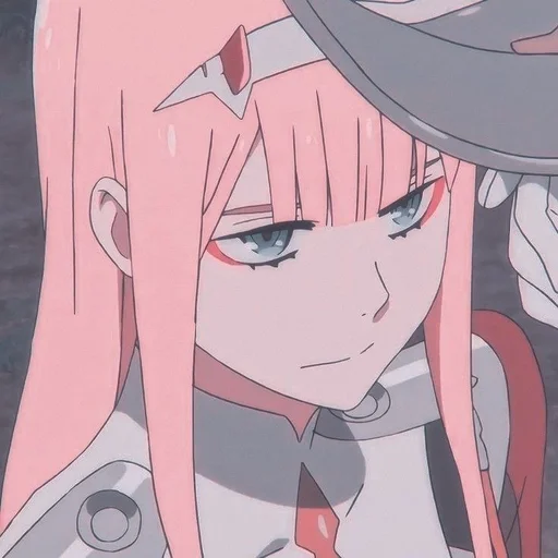 😔 Стикер «Darling in the Franxx» для Telegram