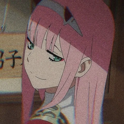 😏 Стикер «Darling in the Franxx» для Telegram
