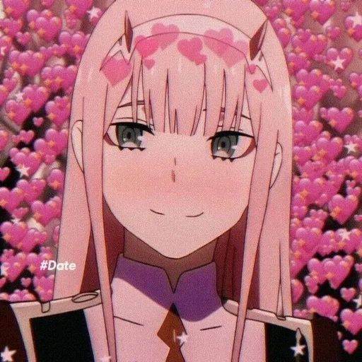 💖 Стикер «Darling in the Franxx» для Telegram