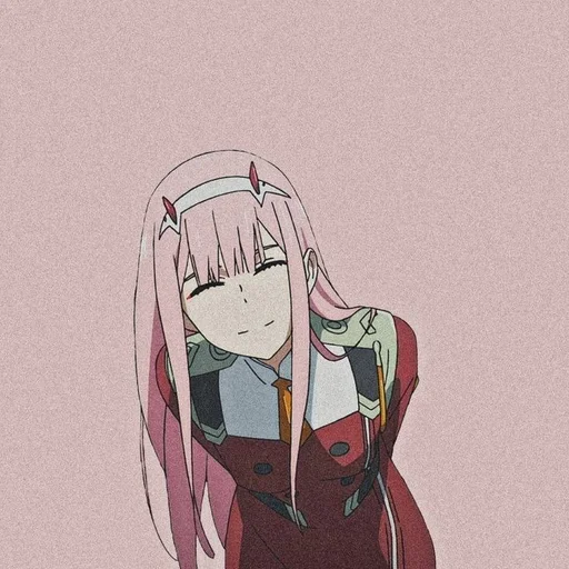 😊 Стикер «Darling in the Franxx» для Telegram