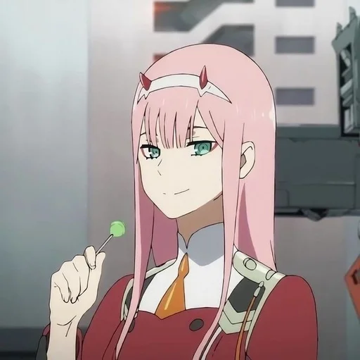 😁 Стикер «Darling in the Franxx» для Telegram