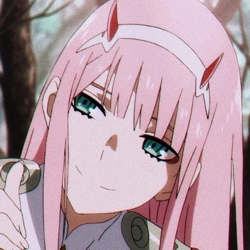 😚 Стикер «Darling in the Franxx» для Telegram