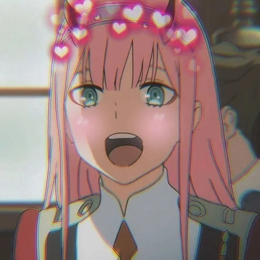 💓 Стикер «Darling in the Franxx» для Telegram