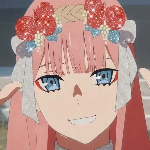 🤗 Стикер «Darling in the Franxx» для Telegram