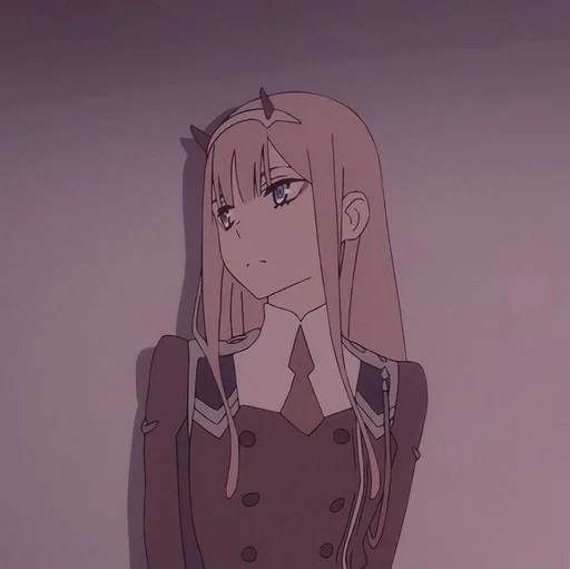 🙁 Стикер «Darling in the Franxx» для Telegram