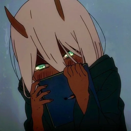❤️ Стикер «Darling in the Franxx» для Telegram