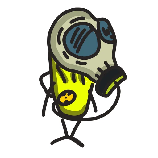 ☢ Стикер «Кузя» для Telegram
