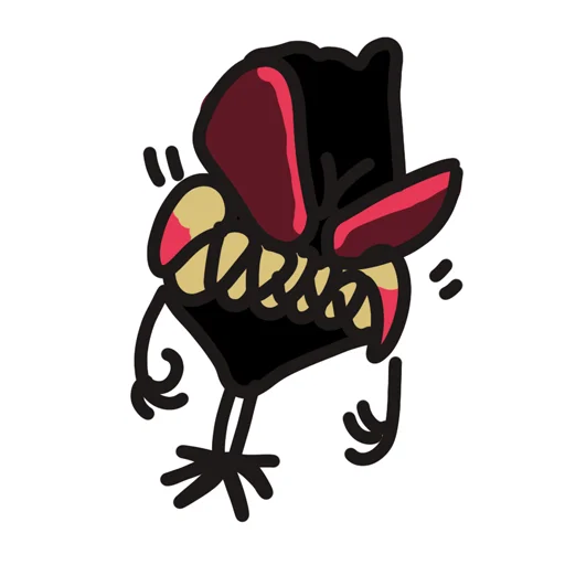 👹 Стикер «Кузя» для Telegram