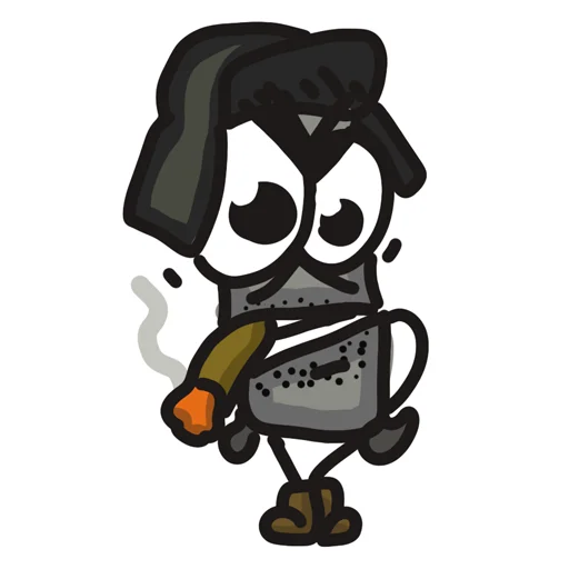 🎩 Стикер «Кузя» для Telegram