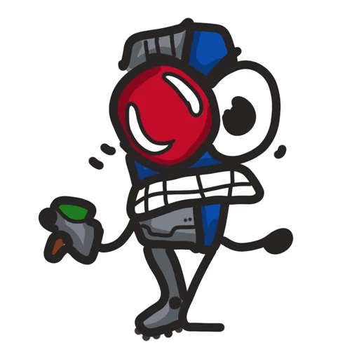 🦾 Стикер «Кузя» для Telegram