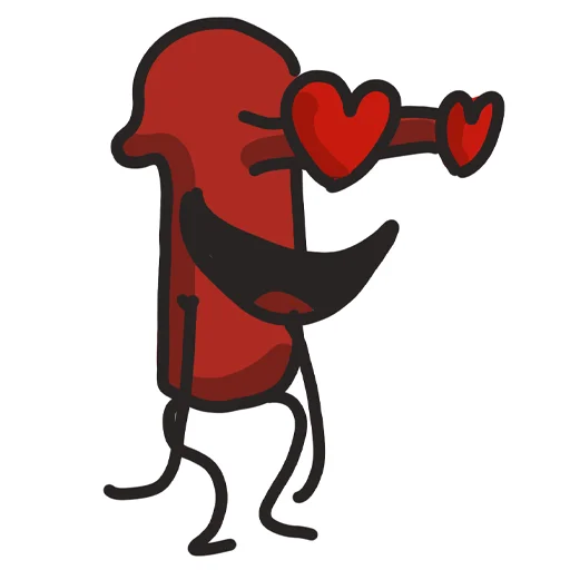 ❤️ Стикер «Кузя» для Telegram