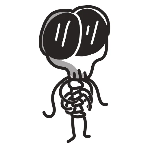 💀 Стикер «Кузя» для Telegram