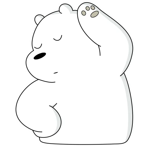 🐻 Стикер «icebear LizF» для Telegram