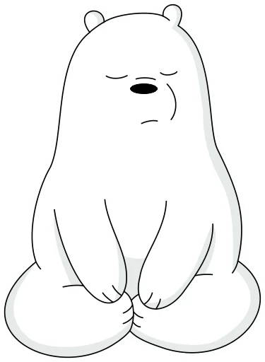 😌 Стикер «icebear LizF» для Telegram
