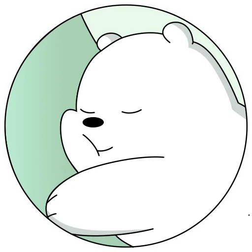 💤 Стикер «icebear LizF» для Telegram