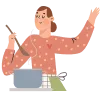 Стикер 12 Еда И Уют