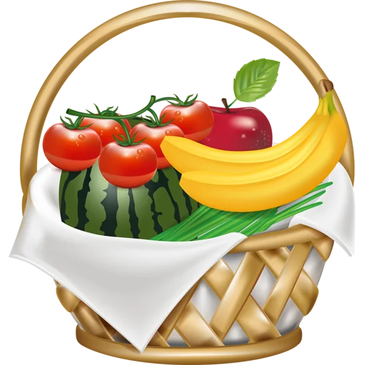 🍌 Стикер «Fruit & Veg Gifts» для Telegram