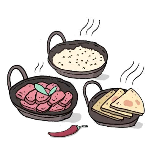 🤓 Стикер «Food and Wine» для Telegram