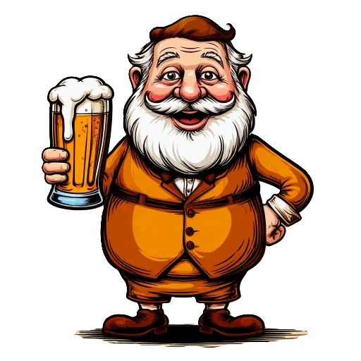 🍺 Стикер «Ретро еда» для Telegram