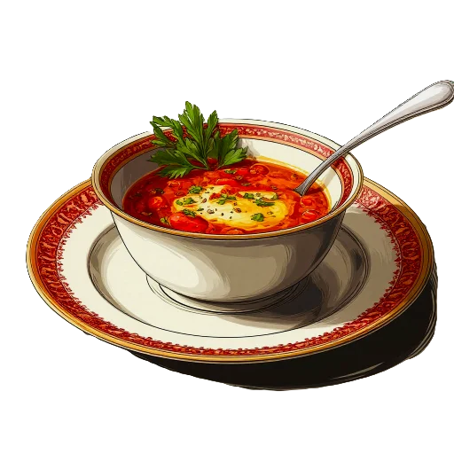 🍝 Стикер «Ретро еда» для Telegram