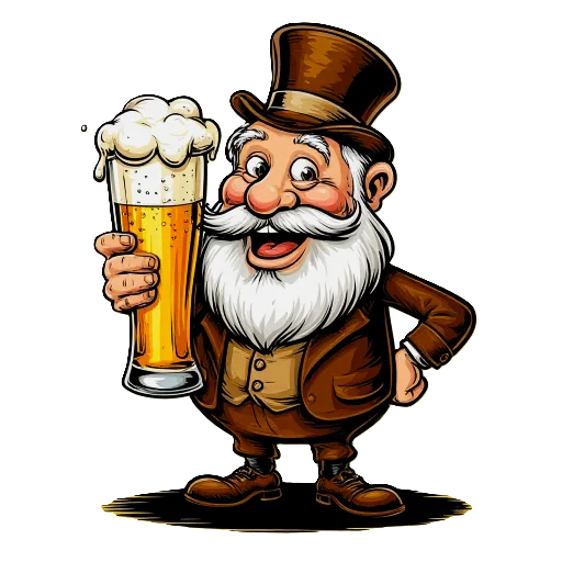 🍺 Стикер «Ретро еда» для Telegram