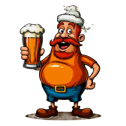 🍺 Стикер «Ретро еда» для Telegram