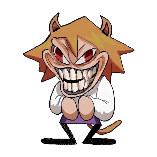 👺 Стикер «Кішка-дурішка» для Telegram