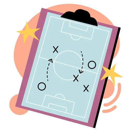 🏟️ Стикер «football elements» для Telegram