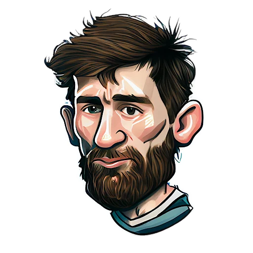 😶 Стикер «Caricature» для Telegram
