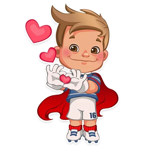 🥰 Стикер «Football guy» для Telegram