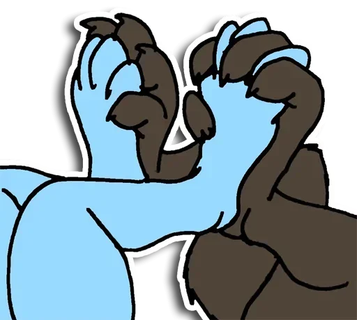 😋 Стикер «Foot Fluffy» для Telegram