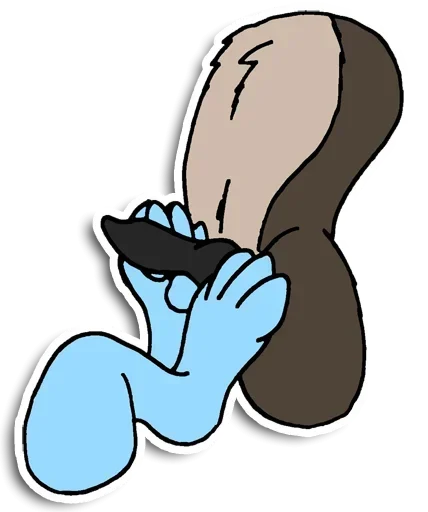 😚 Стикер «Foot Fluffy» для Telegram