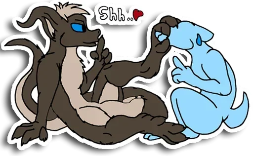 😌 Стикер «Foot Fluffy» для Telegram