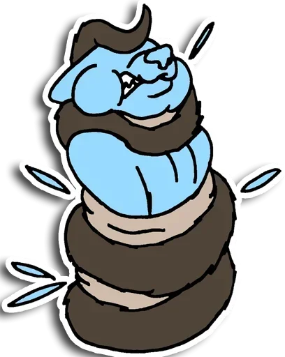 🤪 Стикер «Foot Fluffy» для Telegram