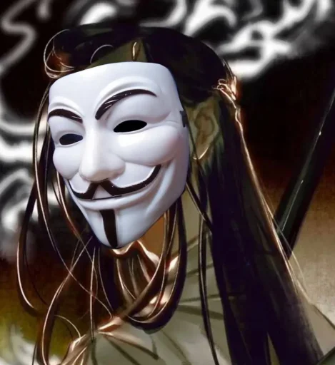 👺 Стикер «китайские 2д мужики» для Telegram
